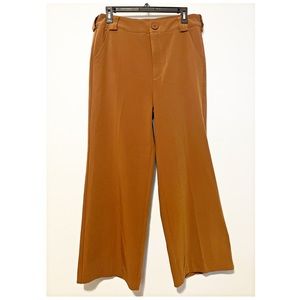 Modern Citizen Wide-Leg Rust Trousers, Size L